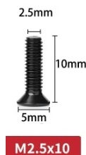Болт M2.5 x 10.0 мм (10 шт)